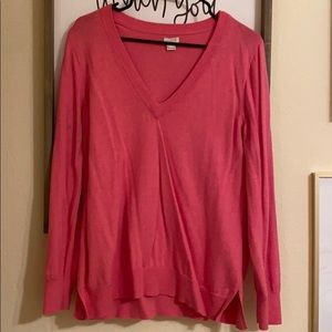 Pink JCrew Sweater